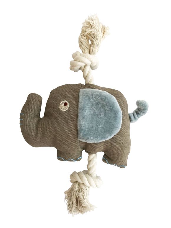 Natural pet toy elephant