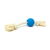 Natural rubber ball and rope
