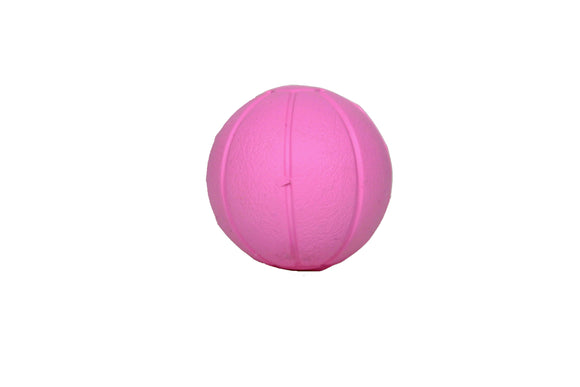 Natural rubber ball pink