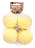 Natural rubber tennis balls